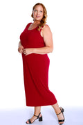 Vikki Vi Jersey Red Tank Dress