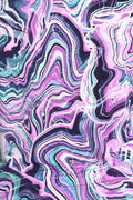 Vikki Vi Jersey Pink Swirl 3/4 Sleeve Top
