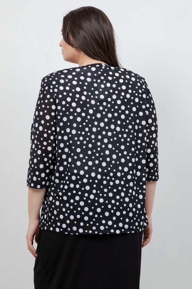 Jackets Vikki Vi Jersey Night Sky 3/4 Sleeve Cardigan