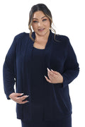Vikki Vi Classic Navy Kimono Jacket