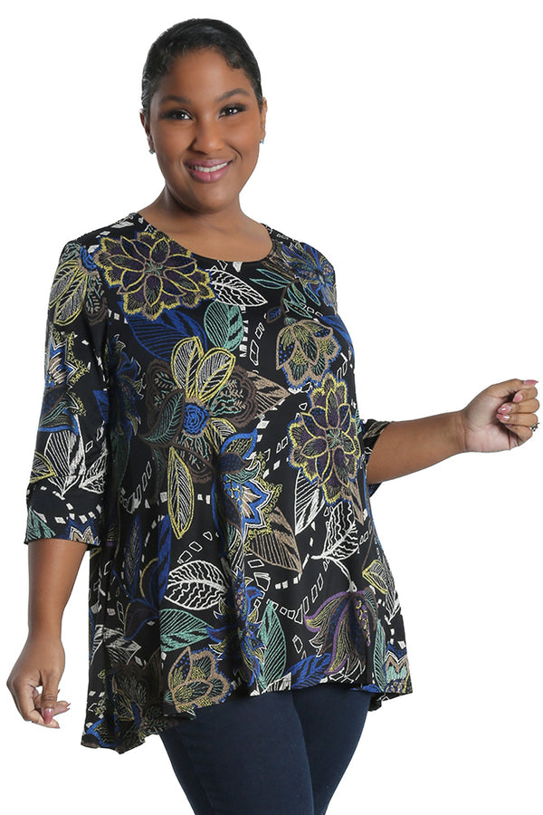 Caribe Rachel 2 Pocket Swing Tunic