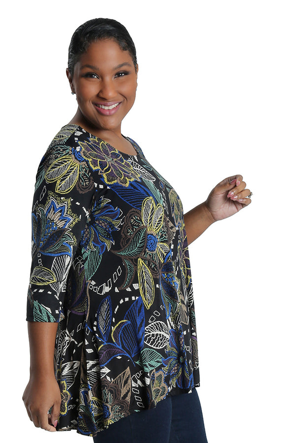 Caribe Rachel 2 Pocket Swing Tunic