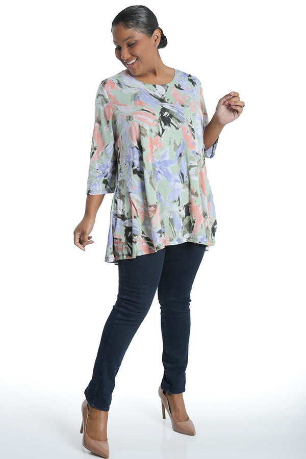 Caribe Cindy 2 Pocket Swing Tunic