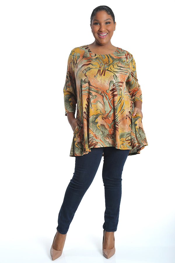 Caribe Christina 2 Pocket Swing Tunic