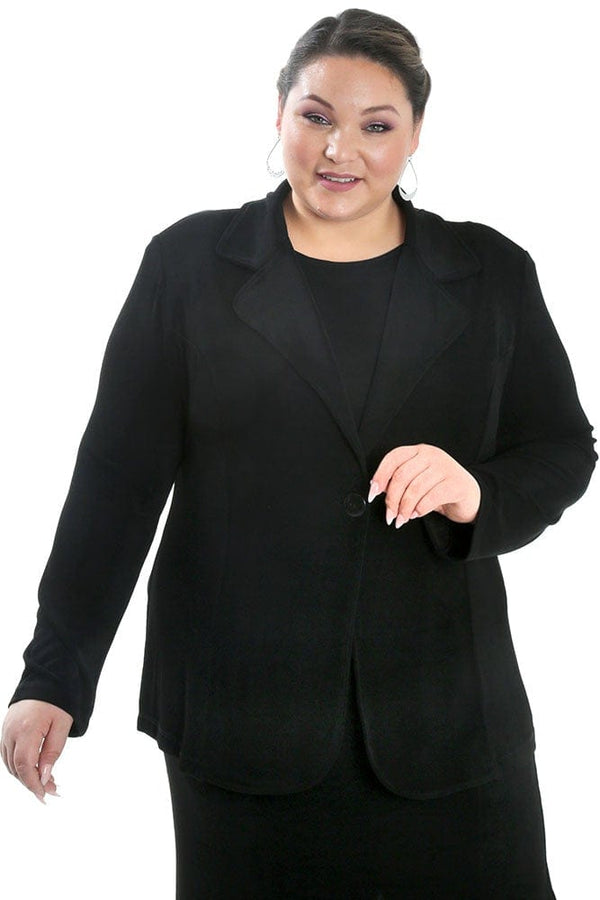 Jackets Vikki Vi Classic Black Blazer