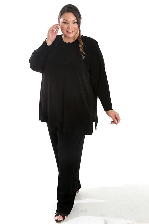 Tops Vikki Vi Classic Black Swing Top