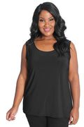 Tops Vikki Vi Jersey Black Tank