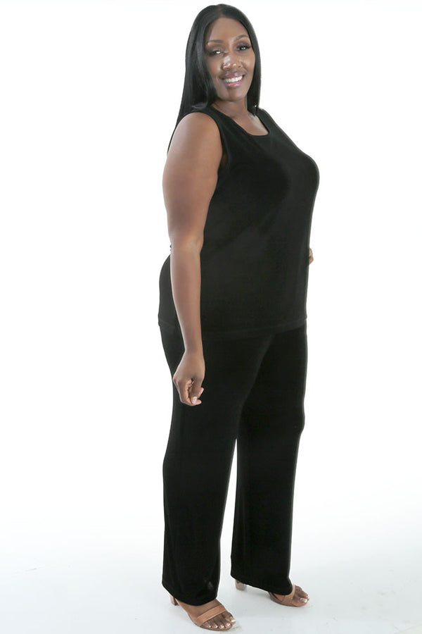 Vikki Vi Classic Black Tank