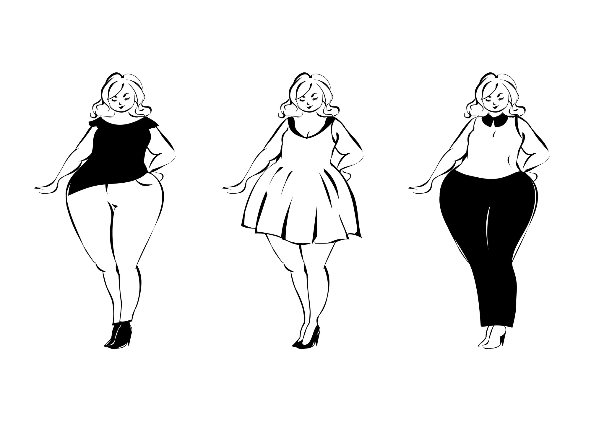 How to Dress When Your Plus Size Hips Are Extra Plus