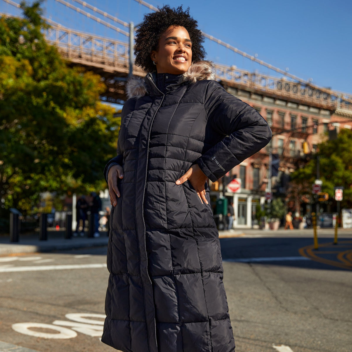Free Country>Women>Jacket>Down & Insulated>Plus Women's Plus Size Full Length Splendor Down Jacket