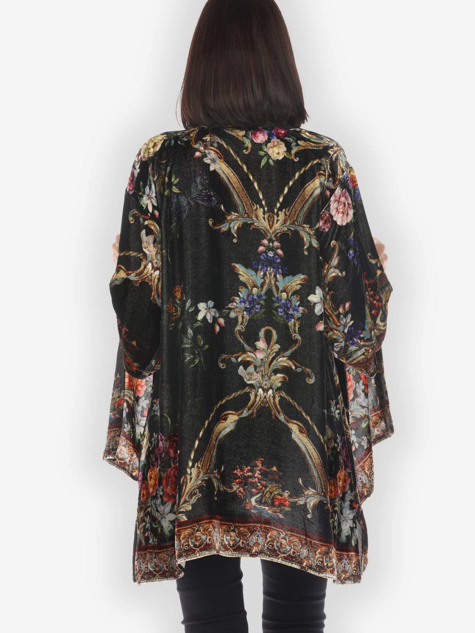 Jackets Baroque Garden Velvet Kimono Jacket