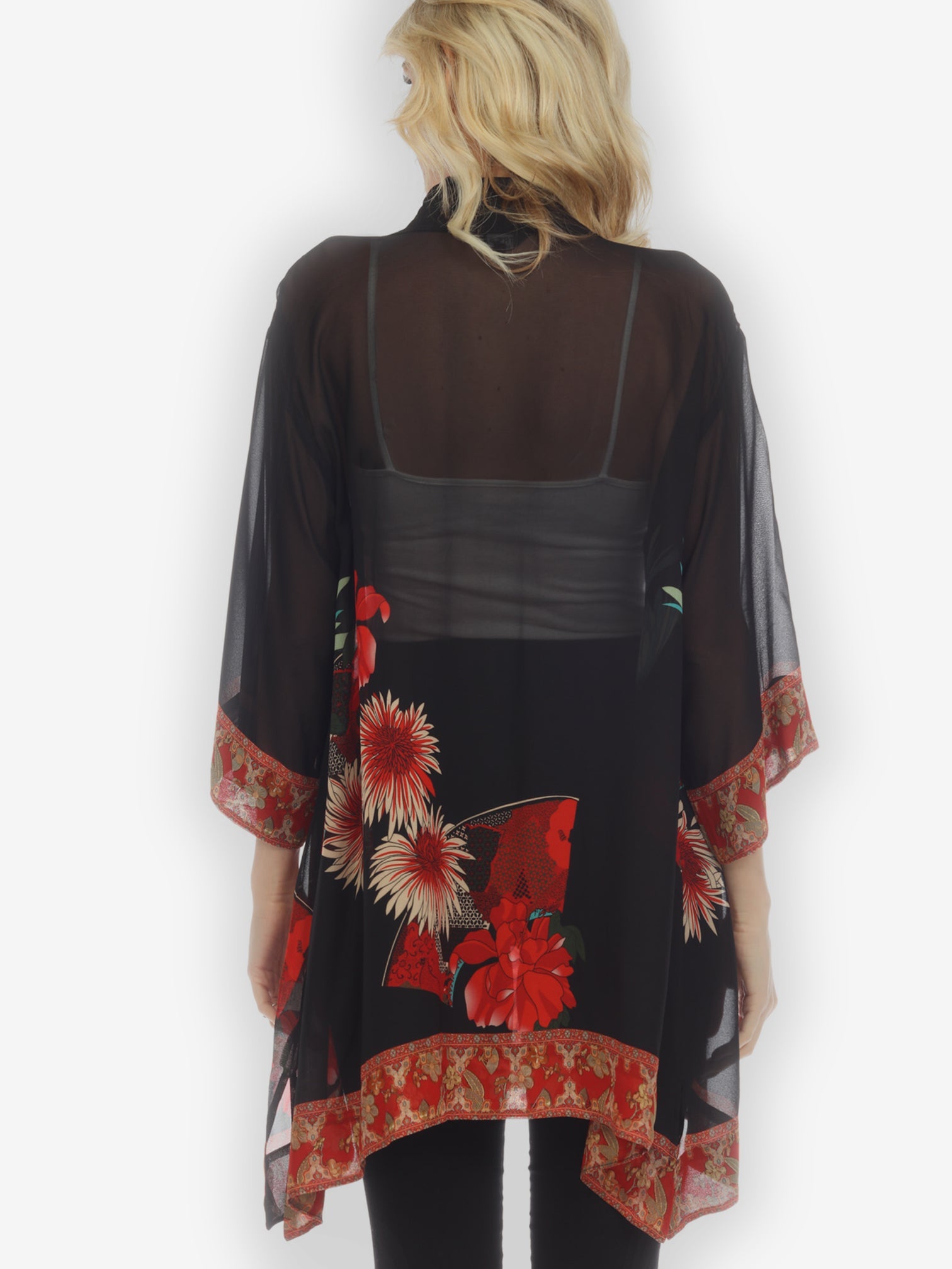 Kimono Chrysanthemum Border Kimono