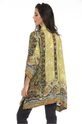 Citron Embroidery From Antiquity Kimono