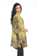 Citron Embroidery From Antiquity Kimono