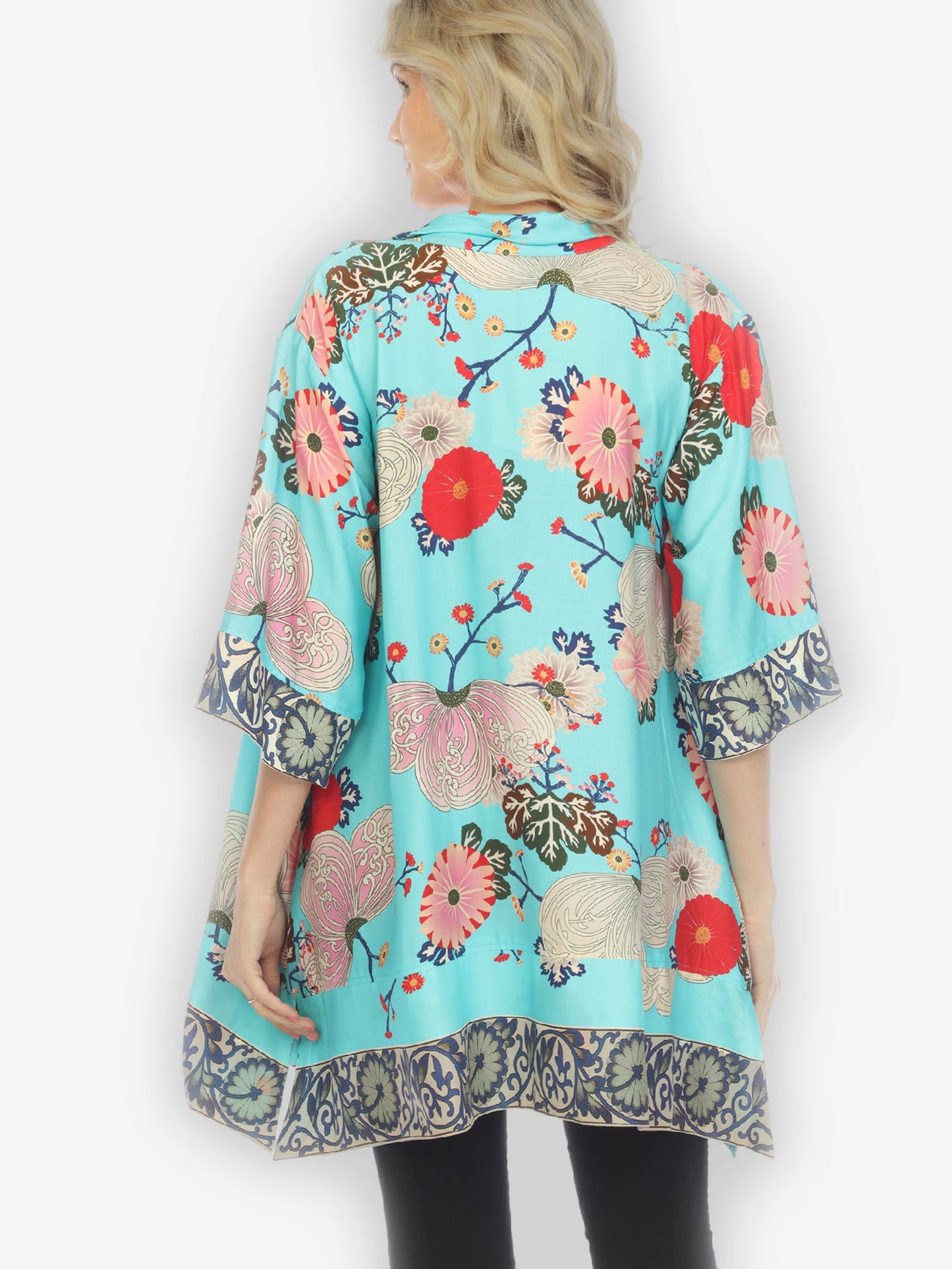 Kimono Fabulous Kindly Floral Rayon Kimono