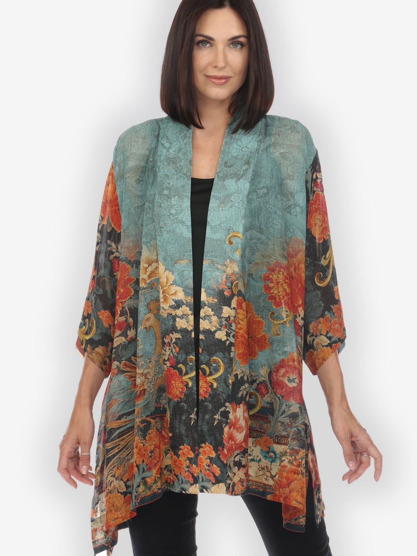 Jackets Flowers Land Kimono Jacket