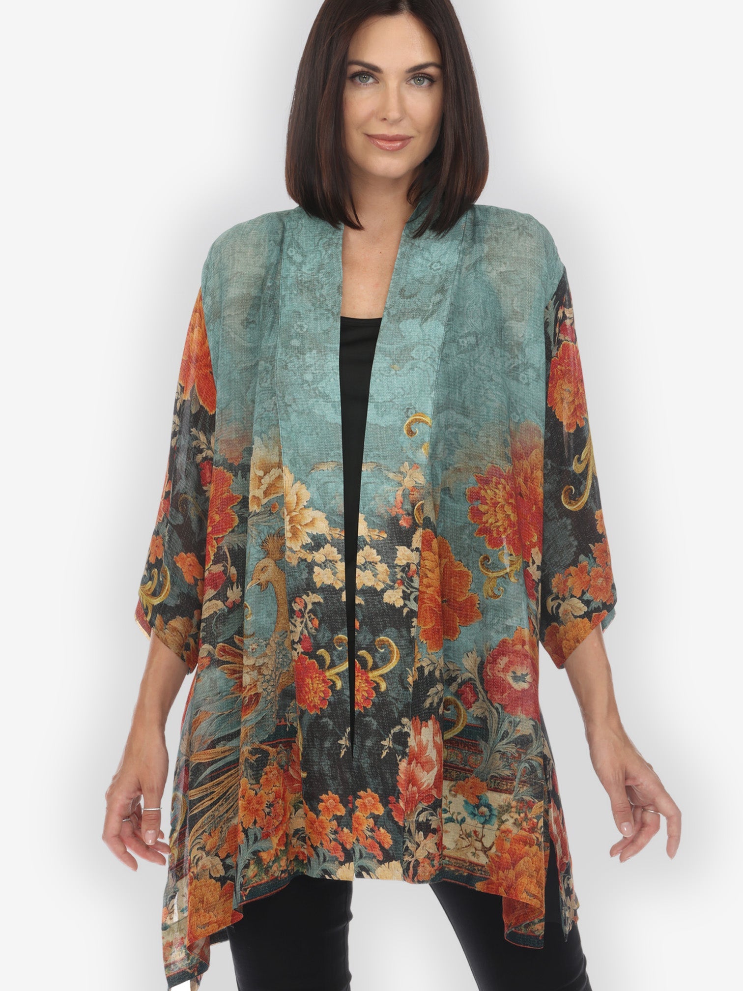 Jackets Flowers Land Kimono Jacket