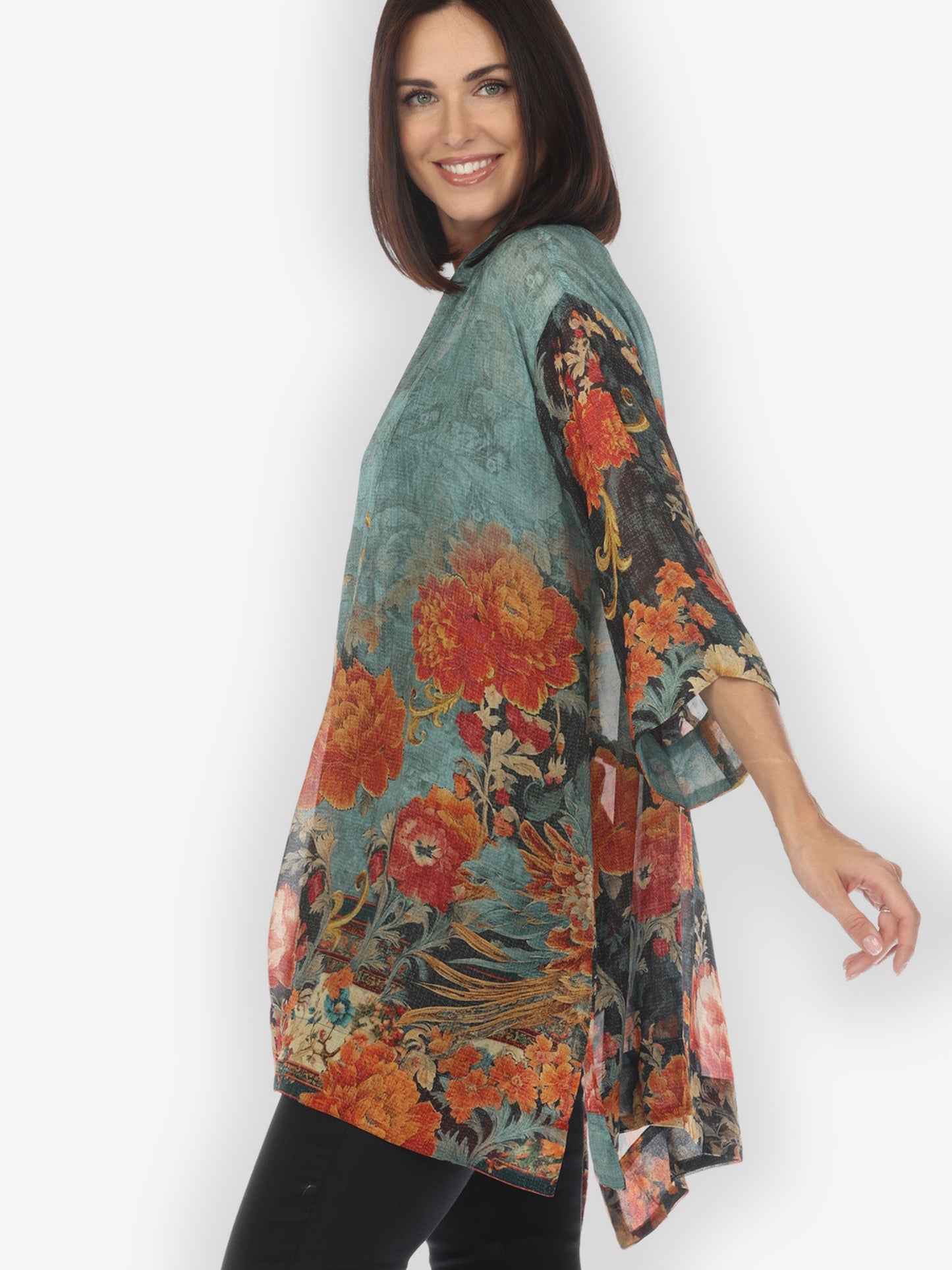 Jackets Flowers Land Kimono Jacket