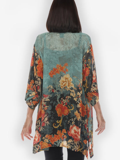 Jackets Flowers Land Kimono Jacket