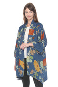 Citron Garden in Blue Kimono