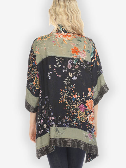 Jackets Queenly Radiant Charm in Coral Kimono Jacket