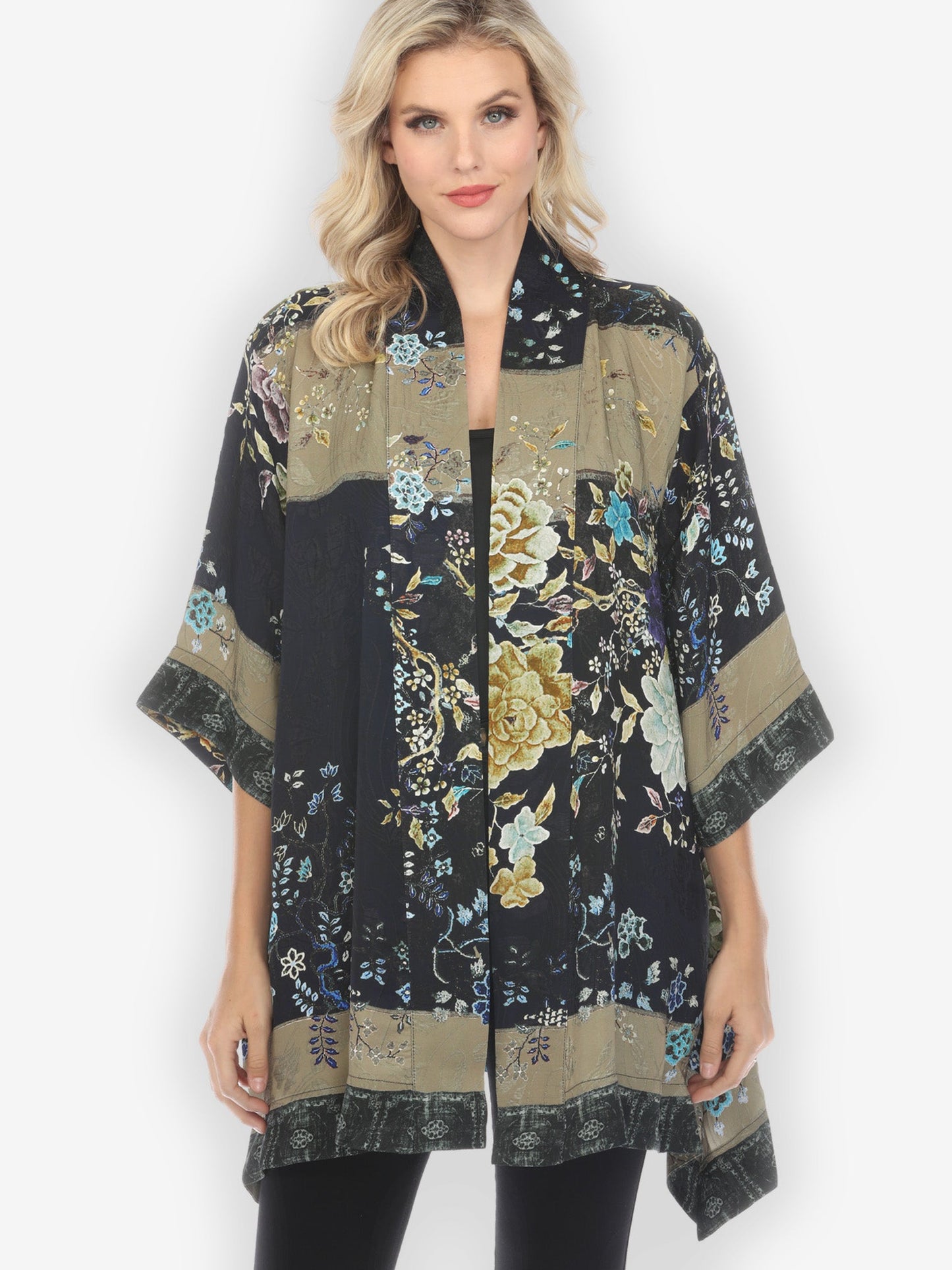 Jackets Queenly Radiant Charm in Vintage Silk Kimono