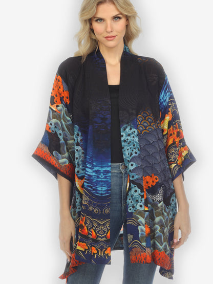 Kimono Royal Koi Pond Silk Kimono