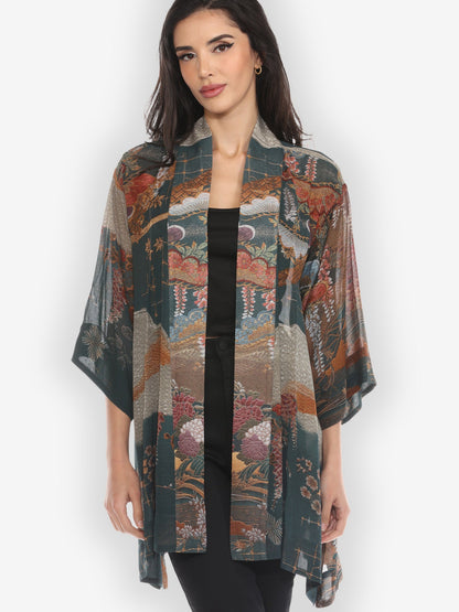 Jackets Tapestry Wisteria Kimono Jacket