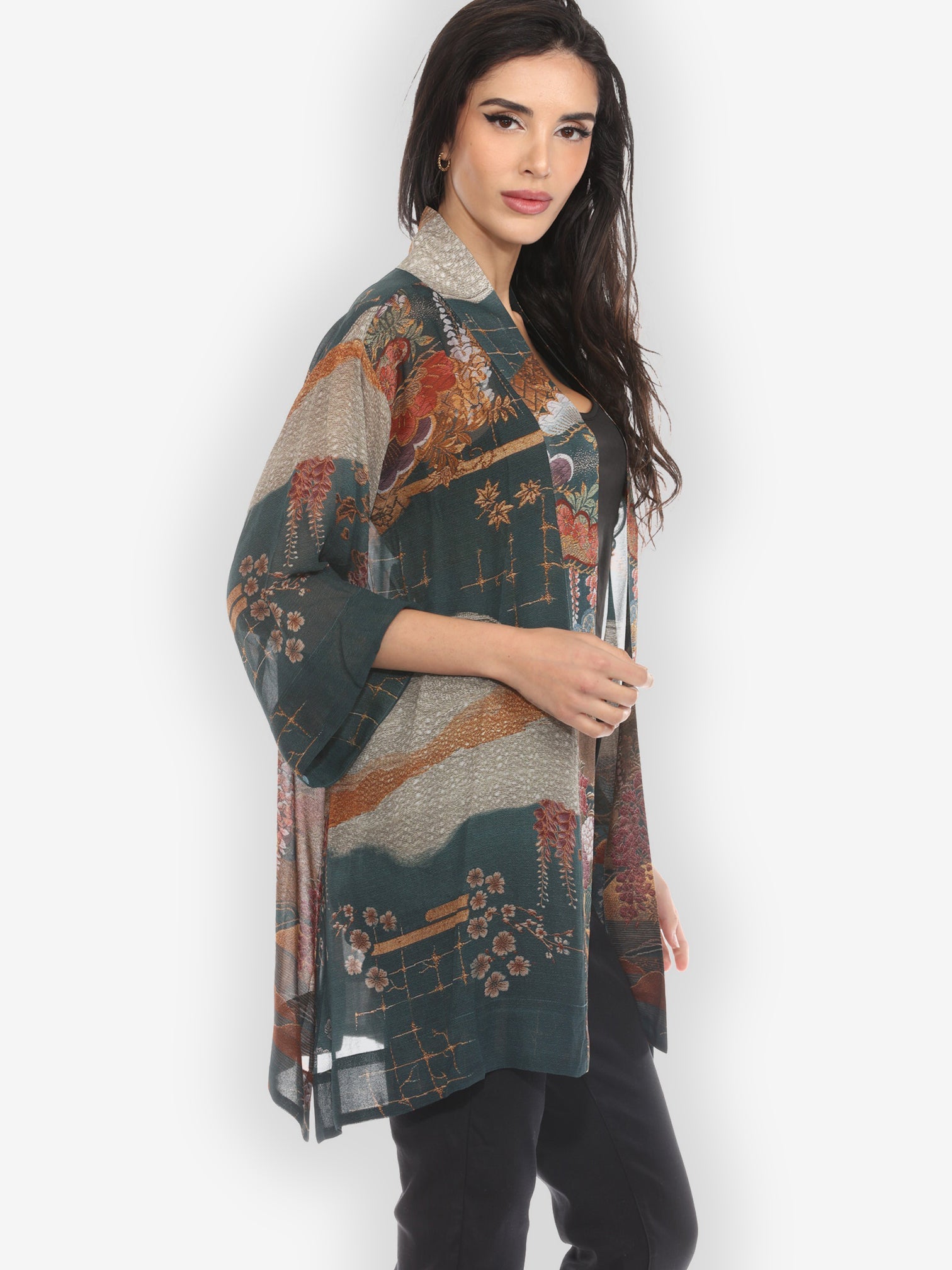 Jackets Tapestry Wisteria Kimono Jacket