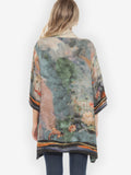 Watercolor Koi Kimono Jacket