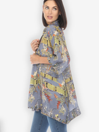 Jackets Water World Silk Kimono Jacket