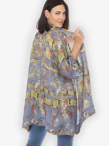 Jackets Water World Silk Kimono Jacket
