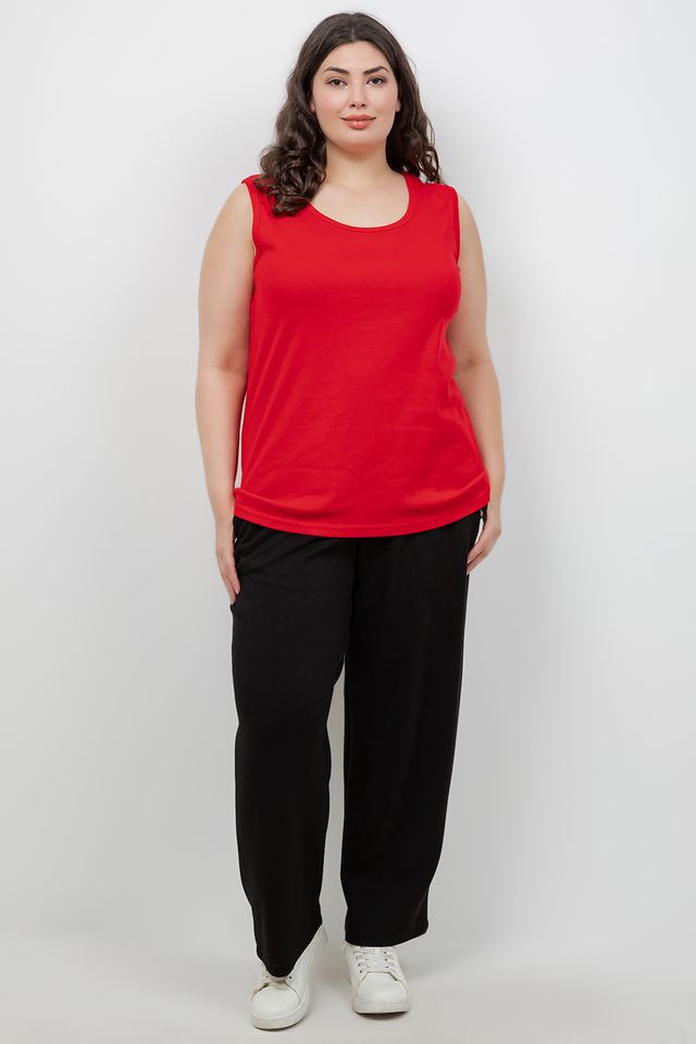 Tops Red Cotton Tank