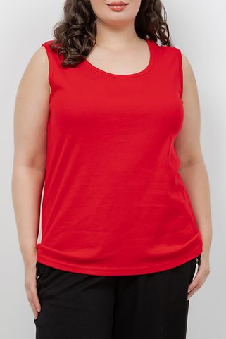 Tops Red Cotton Tank