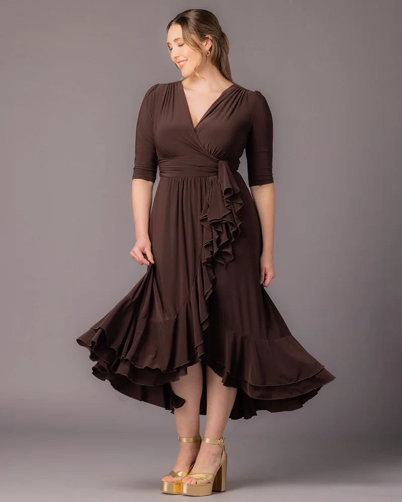 Dresses Veronica Ruffled Evening Gown