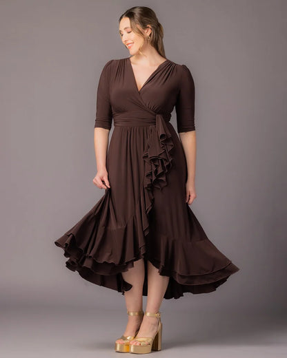 Dresses Veronica Ruffled Evening Gown