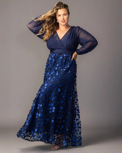 Dresses Blossoming Beauty Mesh Evening Gown