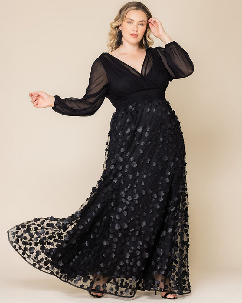 Dresses Blossoming Beauty Mesh Evening Gown