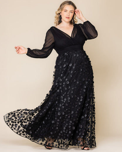 Dresses Blossoming Beauty Mesh Evening Gown