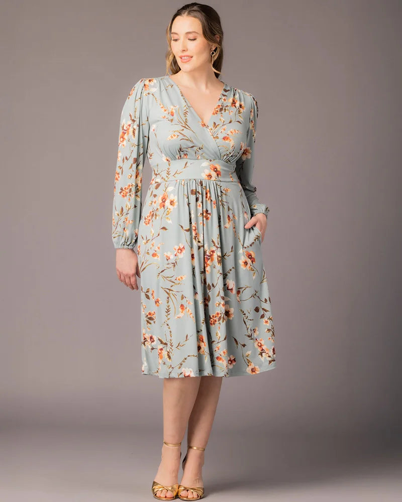 Diana Long Sleeve Midi Dress