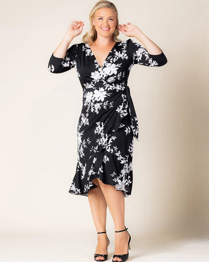 Dresses Flirty Flounce Wrap Dress