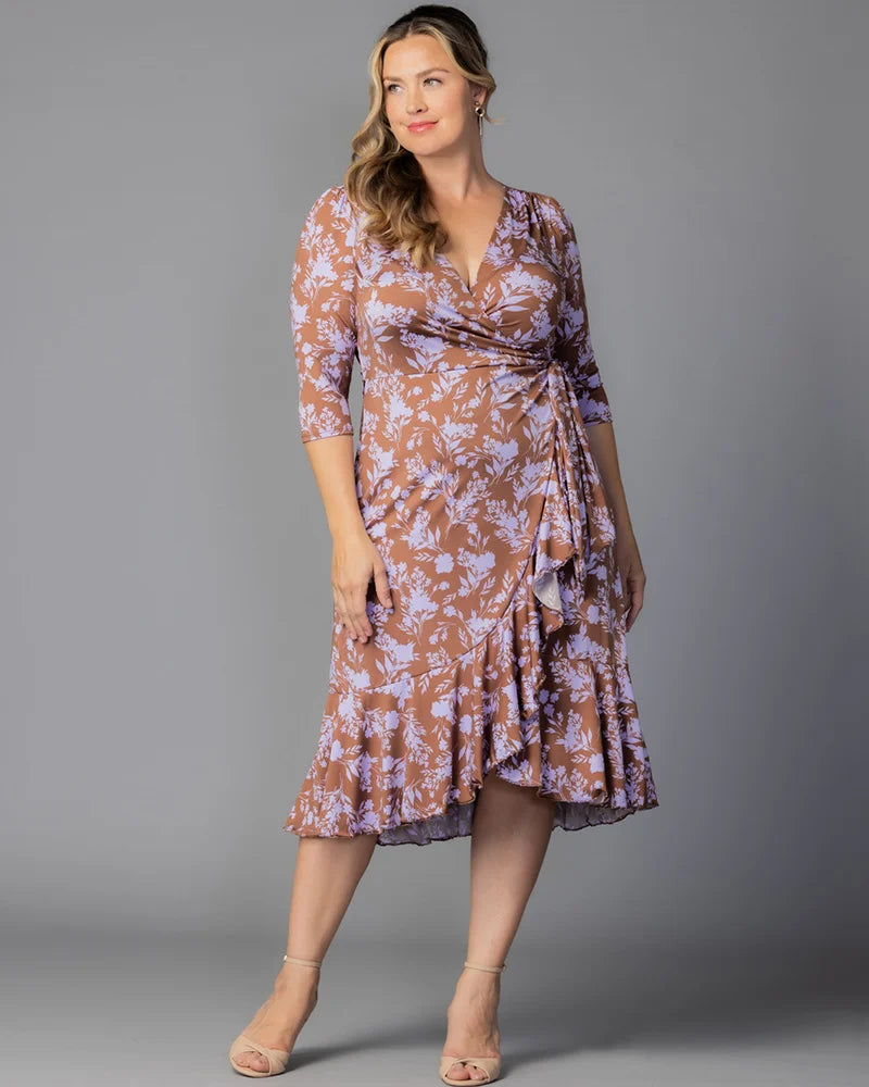 Dresses Flirty Flounce Wrap Dress
