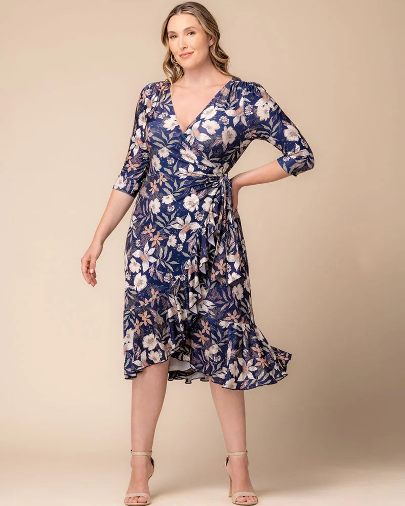 Dresses Flirty Flounce Wrap Dress