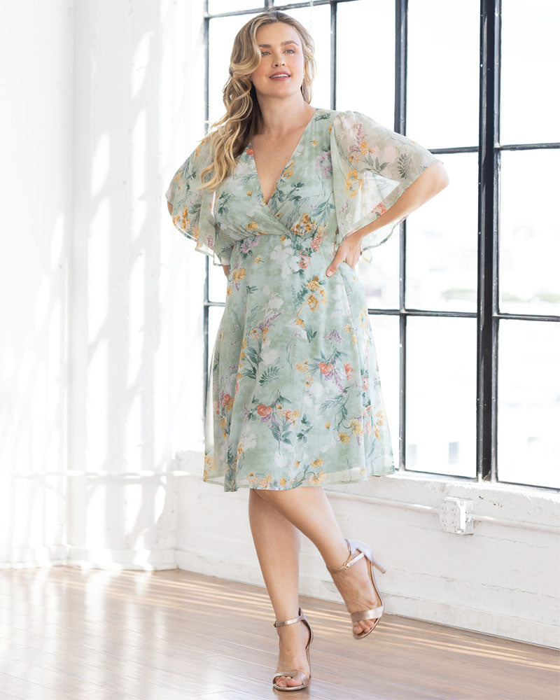 Dresses Florence Flutter Sleeve Dress