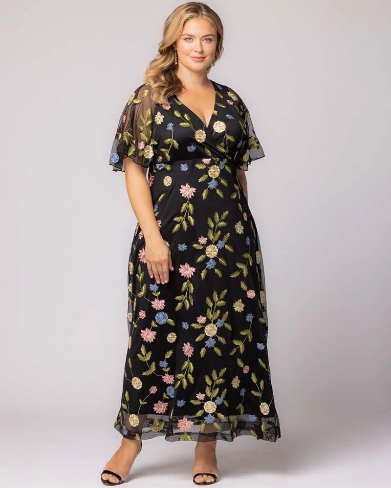 Dresses Embroidered Elegance Evening Gown