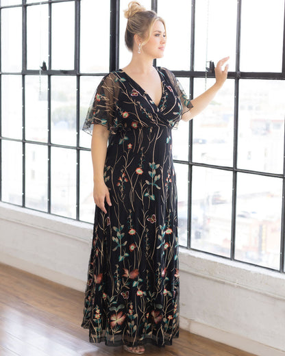 Dresses Embroidered Elegance Evening Gown