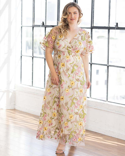 Dresses Embroidered Elegance Evening Gown