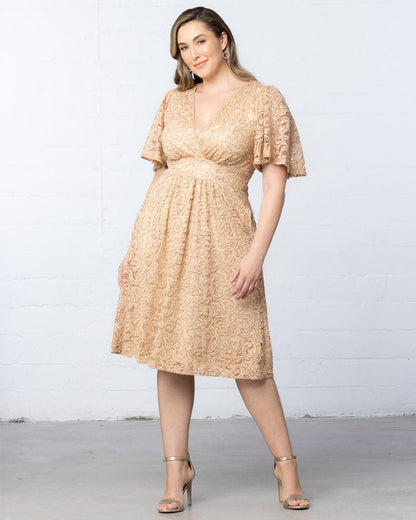 Dresses Starry Sequined Lace Cocktail Dress