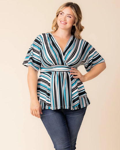 Tops Boulevard Striped Top - Sale!