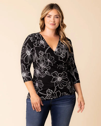 Tops Femme Fatale Faux Wrap Top